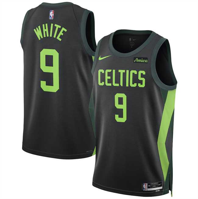 Men's Boston Celtics #9 Derrick White Black 2024-25 City Edition Stitched Jersey Dzhi,We sell and wholesale Men's Boston Celtics #9 Derrick White Black 2024-25 City Edition Stitched Jersey Dzhi on line form chian!